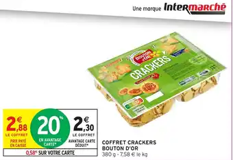 Intermarché BOUTON D'OR Coffret crackers offre