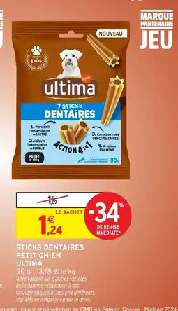 Intermarché ULTIMA Sticks dentaires petit chien offre