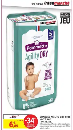 Intermarché POMMETTE Changes agility dry offre