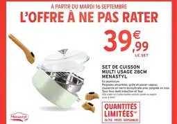 Intermarché Set de cuisson multi usage offre