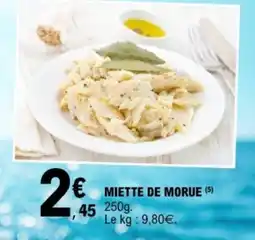 E.Leclerc Miette de morue offre