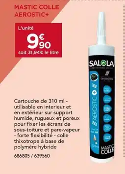 Gedimat Mastic colle aerostic+ offre