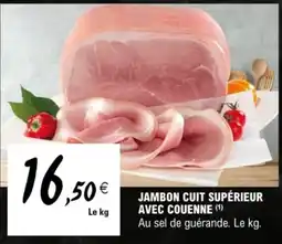 E.Leclerc Jambon cuit supérieur avec couenne offre