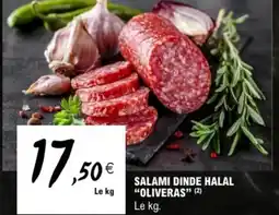 E.Leclerc SALAMI DINDE HALAL OLIVERAS offre
