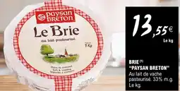 E.Leclerc Brie paysan breton offre