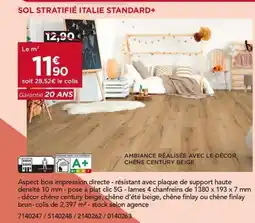 Gedimat Sol stratifié italie standard+ offre
