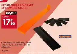 Gedimat EDMA Set de pose de parquet et stratifié tak tik offre