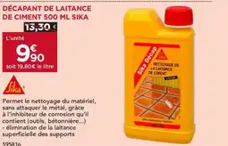 Gedimat SIKA Décapant de laitance de ciment offre