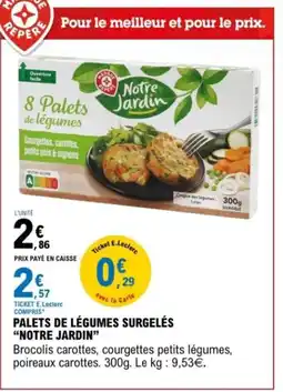 E.Leclerc Palets de légumes surgelés offre