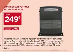 Gedimat Convecteur pétrole tectro sre 1328c offre