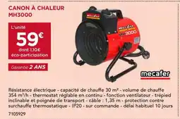 Gedimat Canon à chaleur offre