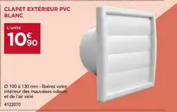 Gedimat Clapet extérieur pvc offre