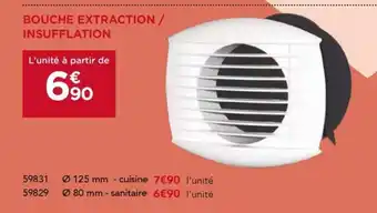 Gedimat Bouche extraction / insufflation offre