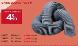 Gedimat Gaine souple pvc 3 m offre