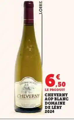 Hyper U Cheverny aop blanc domaine de léry 2024 offre