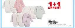 Carrefour Sur tous les bodies tex baby offre