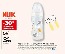 Carrefour Biberon col large Serenity offre