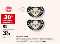 Carrefour 2 sucettes Smart offre
