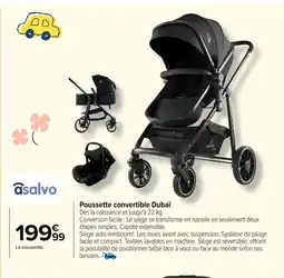 Carrefour Poussette convertible Dubaï offre