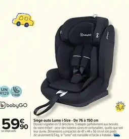 Carrefour Siège-auto Lumo i-Size offre