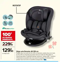 Carrefour Siège auto Demeter offre