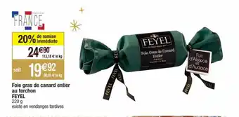 Migros Foie Gras De Canard Entier Au Torchon FEYEL offre