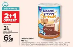 Carrefour Céréales bébé NESTLE offre