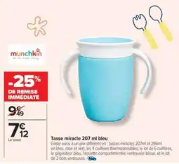 Carrefour Tasse miracle 207 ml bleu offre