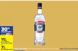 Carrefour Vodka Poliakov offre