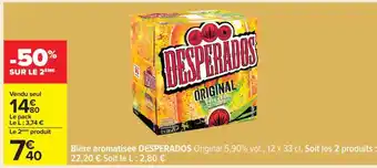 Carrefour Desperados Original offre