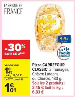 Carrefour PIZZA CARREFOUR CLASSIC offre