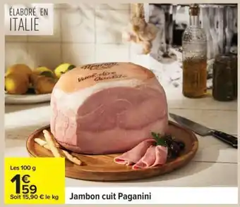 Carrefour Jambon cuit Paganini offre