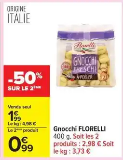 Carrefour Gnocchi 'Florelli' offre