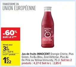 Carrefour Jus de Fruits 'Innocent' offre