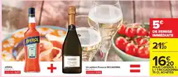Carrefour APÉRITIF APÉROL + Vin pétillant Prosecco RICCADONNA offre