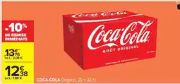 Carrefour COCA-COLA Original, 20 x 33 cl offre