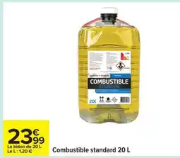 Carrefour Combustible standard 20 L offre