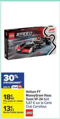 Carrefour Voiture F1 MoneyGram Haas Team VF-24 offre