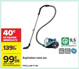 Carrefour Aspirateur sans sac offre