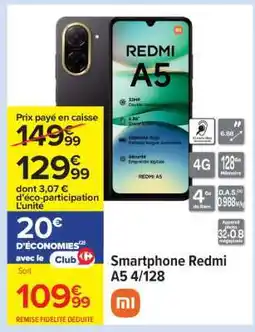 Carrefour Smartphone Redmi A5 4/128 offre