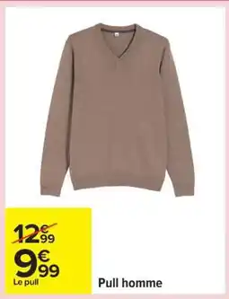 Carrefour Pull homme offre