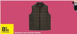 Carrefour Doudoune sans manches homme offre