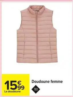 Carrefour Doudoune femme offre