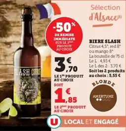 U Express Biere slash offre