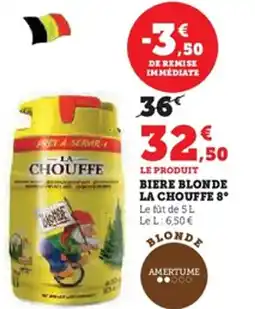 U Express Biere blonde la chouffe 8° offre