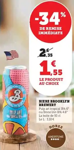U Express Biere brooklyn brewery offre