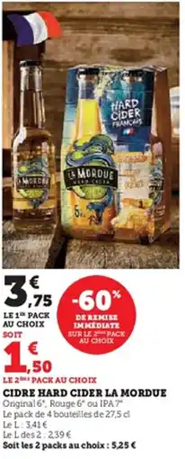 U Express Cidre hard cider la mordue offre