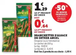 U Express Branchettes d'alsace dr oetker ancel offre
