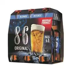 Carrefour 8.6 Bière blonde intense offre