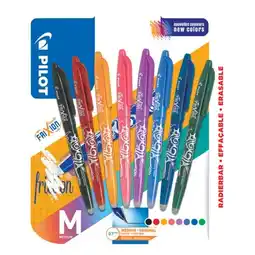 Carrefour PILOT 8 rollers Frixion ball assortis offre